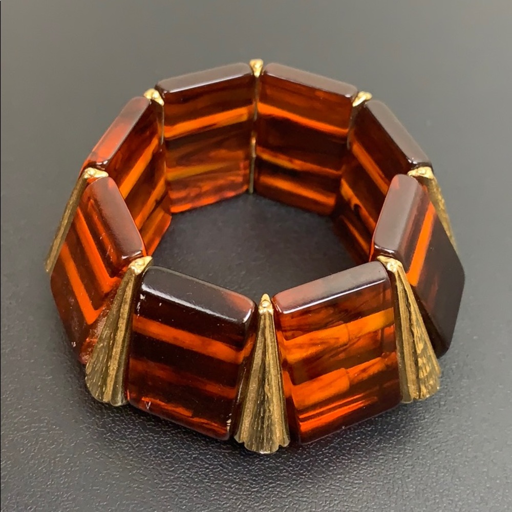 Vintage Lucite Stretch Bracelet